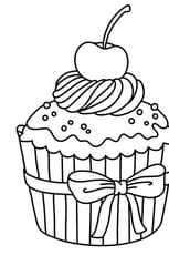 Coloriage A Imprimer Gateau