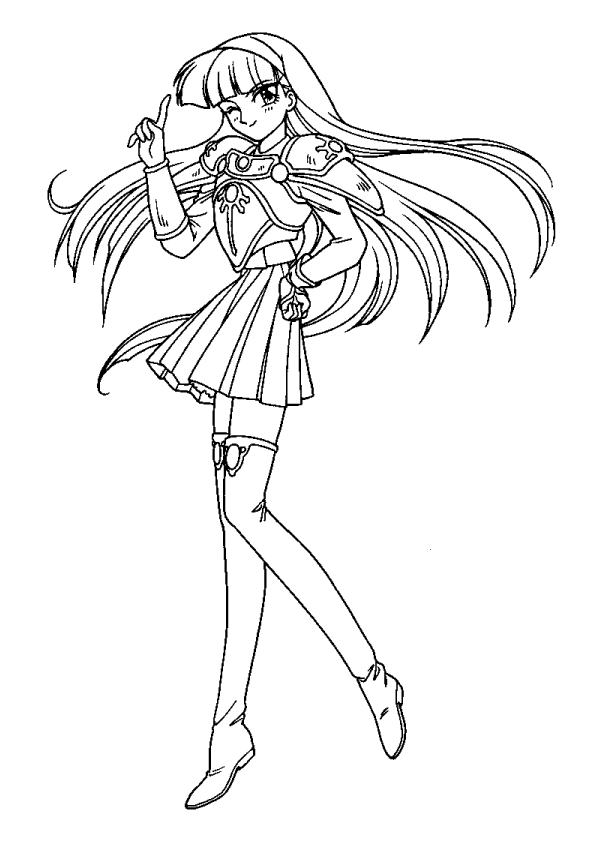 Coloriage A Imprimer De Manga