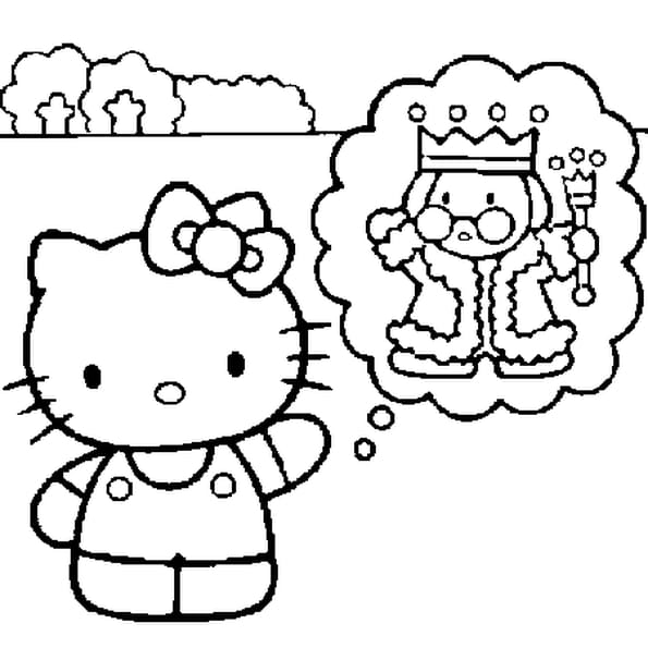 Coloriage Gratuit A Imprimer Hello Kitty