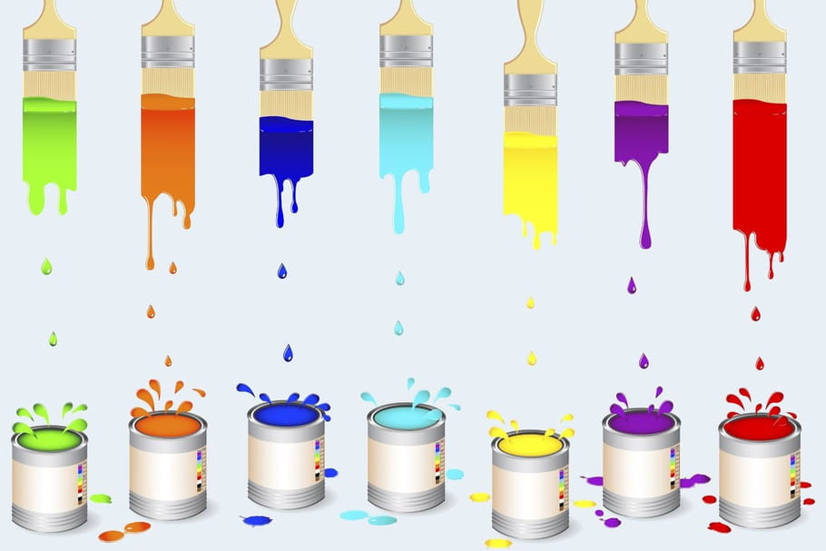 Pot De Peinture Coloriage