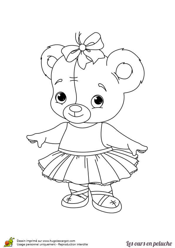 Coloriage En Ligne Nounours