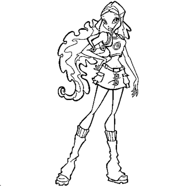 Coloriage Des Winx Club A Imprimer