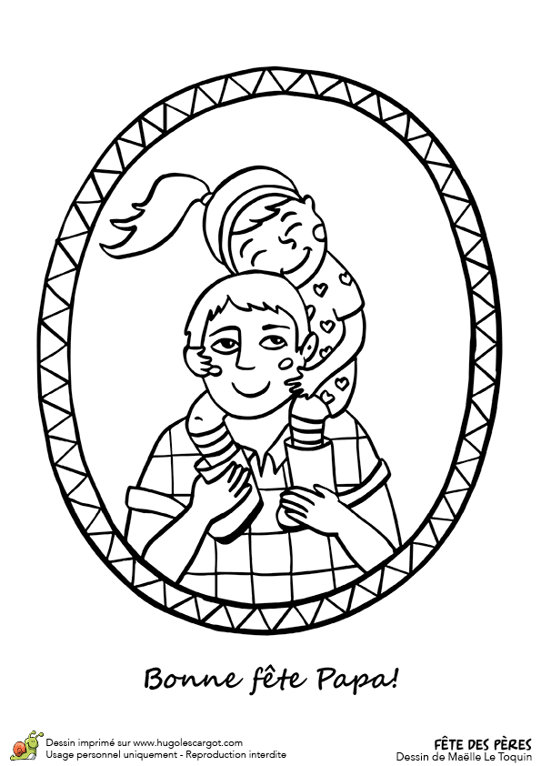 Coloriage Pour Fete Des Papa