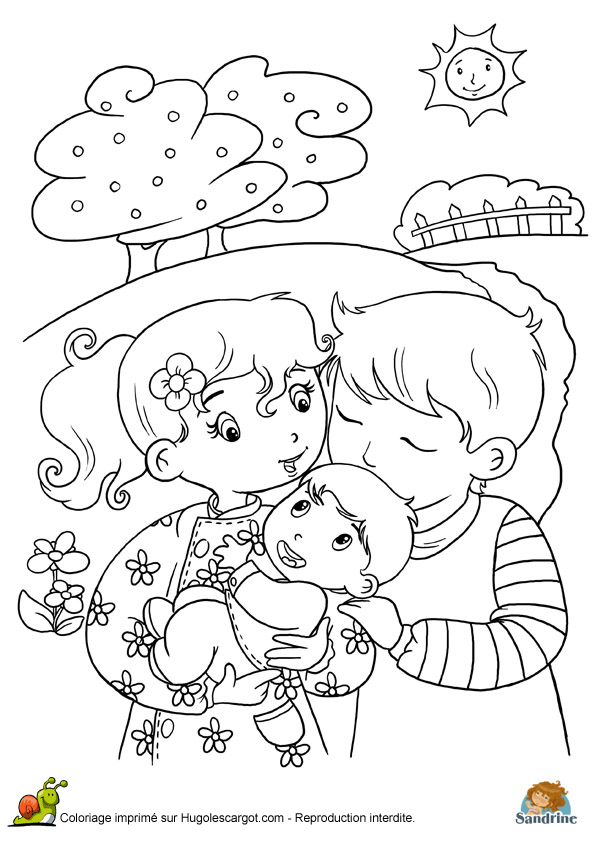 Coloriage De Papa A Imprimer