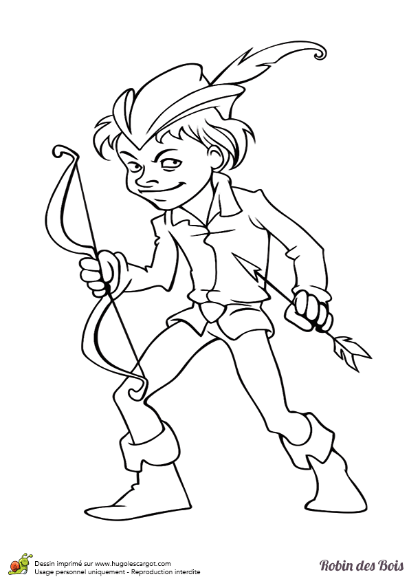 Coloriage A Imprimer Robin Des Bois