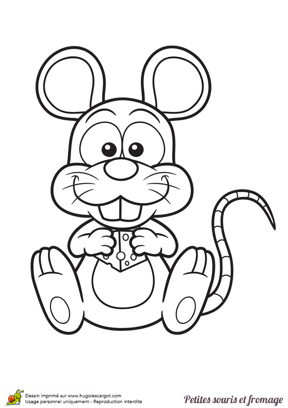 Coloriage D Une Souris