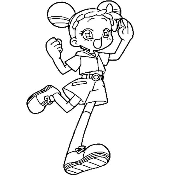 Coloriage De Course A Pied