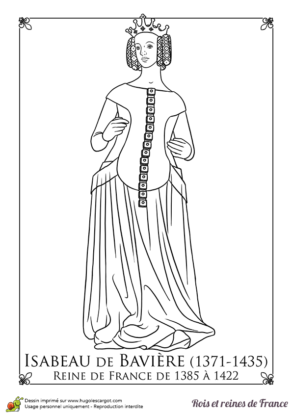 Roi Et Reine Coloriage