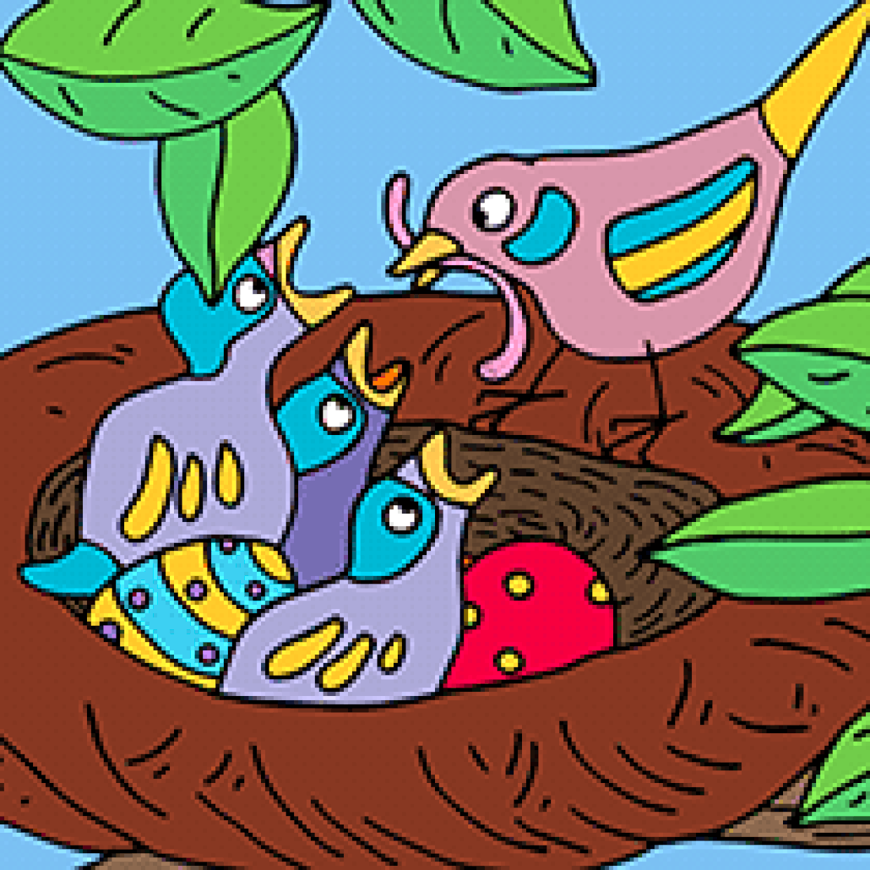Coloriage o¹ se cachent les oeufs sur Hugolescargot Deux activités en une c est ce que te propose Hugo dans son cahier O¹ sont passés les Åufs de P¢ques évidemment c est d abord un joli dessin créé