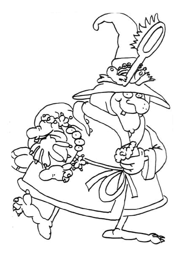 Coloriage A Imprimer De Sorciere