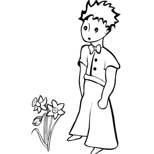 Coloriage Petit Prince Renard