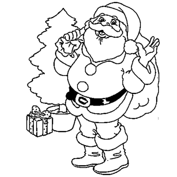 Coloriage A Imprimer Tete De Pere Noel