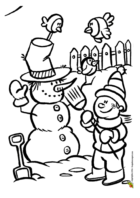 Coloriage A Imprimer D Hiver