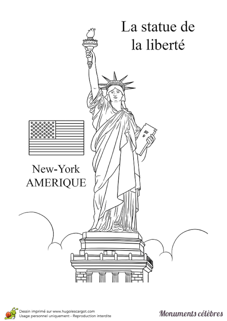 Coloriage D Un Monument C L Bre La Statue De La Libert Statue De La Liberte Coloriage L Coloriage D Un Monument C L Bre La Statue De La Libert Statue De La Liberte Coloriage L