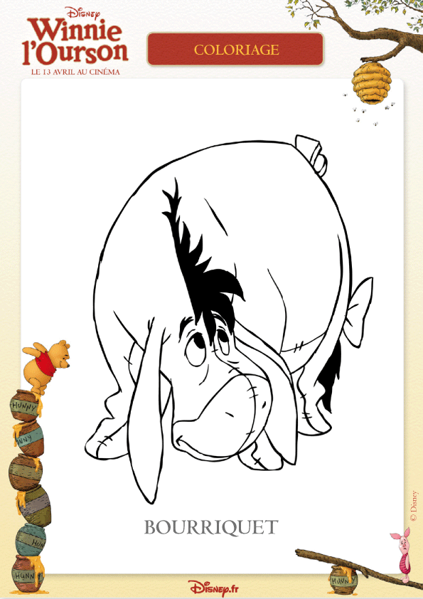 Dessin Coloriage Winnie L Ourson