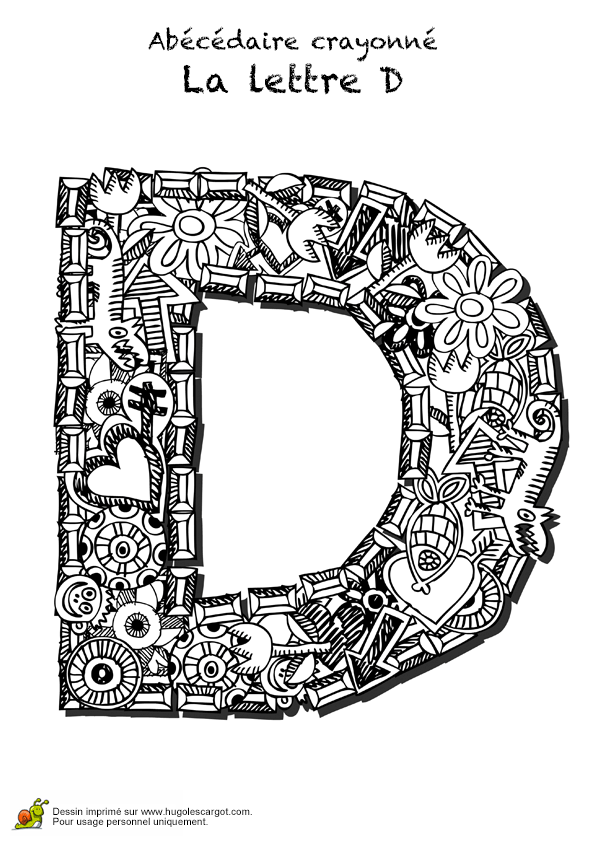 Coloriage De La Lettre I