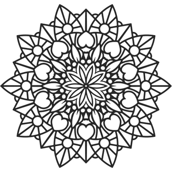 Coloriage Gratuit Mandala A Imprimer