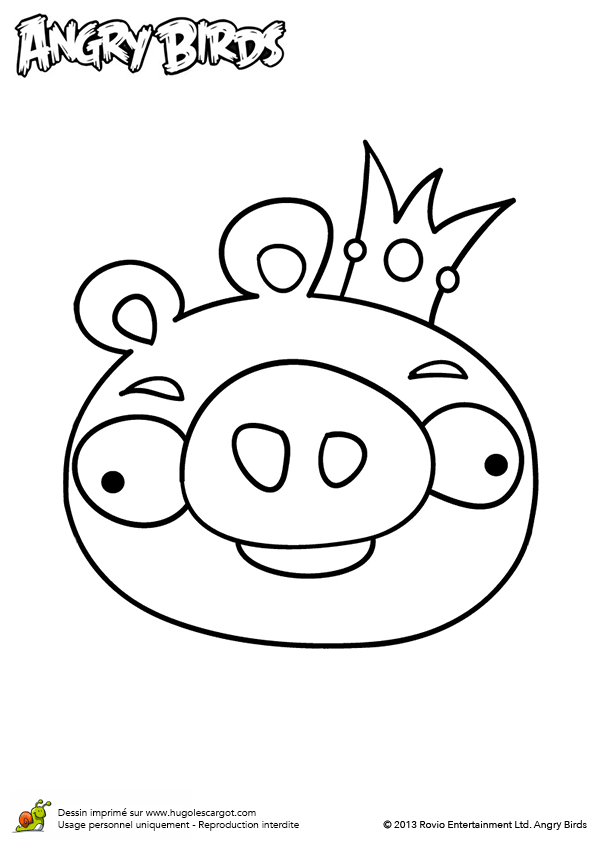 Coloriage Angry Birds A Imprimer Gratuit