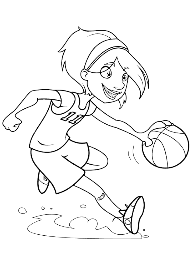 Coloriage Fille Basket Ball Sur Hugolescargot Com S Dessin Coloriage Basketball Fille L Coloriage Fille Basket Ball Sur Hugolescargot Com S Dessin Coloriage Basketball Fille L