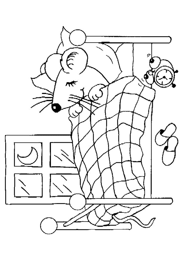 Coloriage Bebe Qui Dort