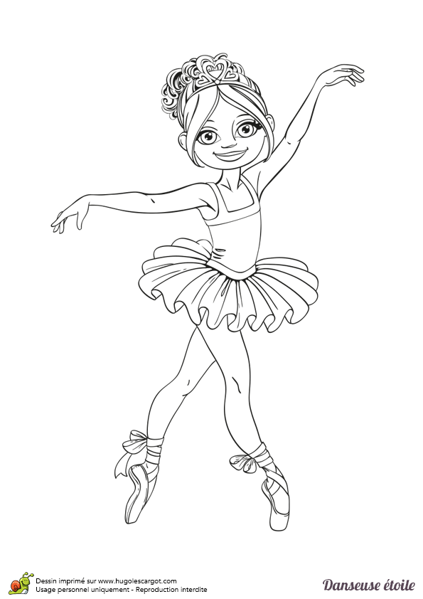 Coloriage De Barbie Danseuse