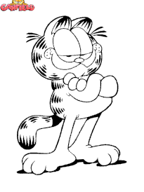 Garfield Coloriage Gratuit Imprimer