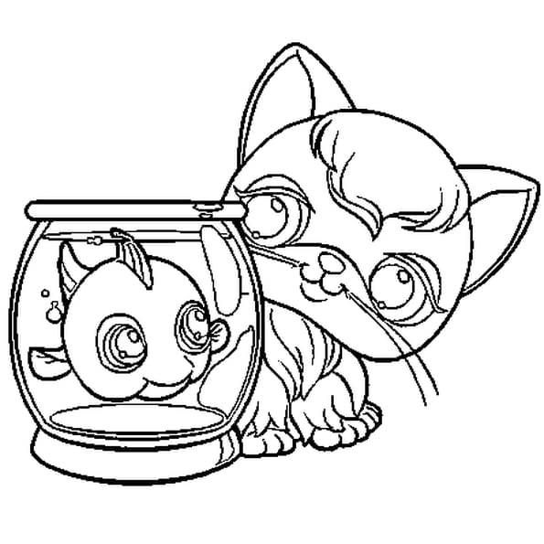 Dessin Pet Shop Coloriage Imprimer