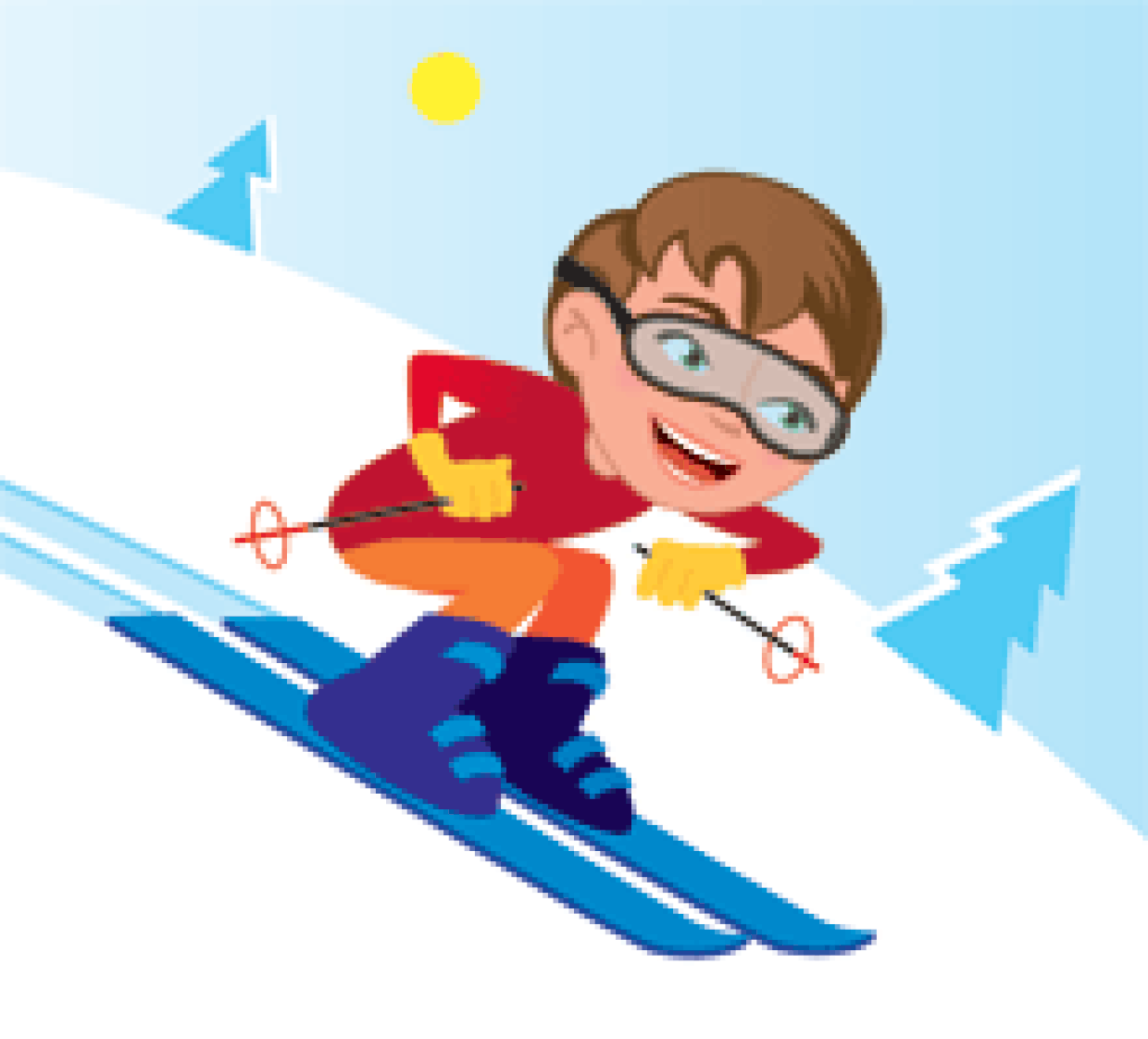 Coloriage Sports d hiver Ski et SnowBoard sur Hugolescargot C est l hiver le froid est l et l on a envie de rester bien au chaud pourquoi pas avec une petite recette de chocolat chaud