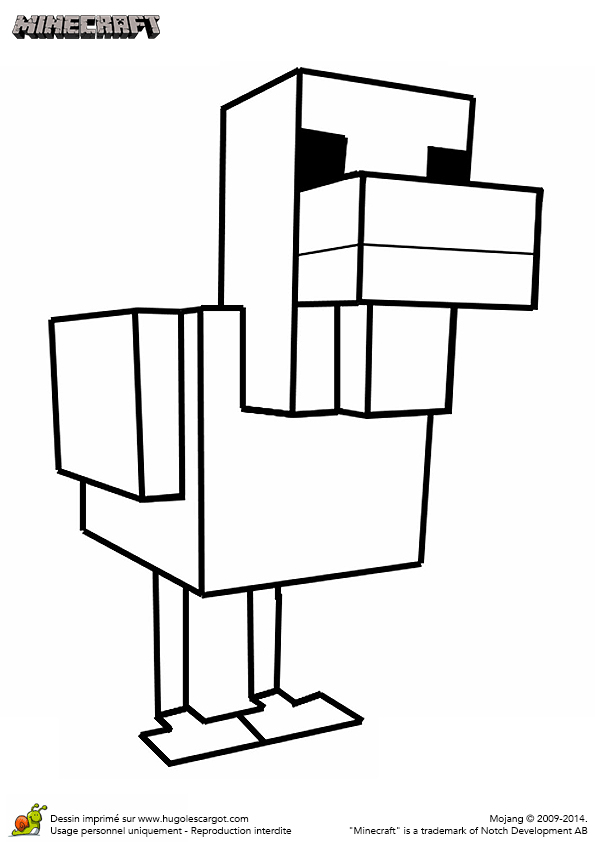 Coloriage De Minecraft Creeper
