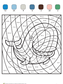Coloriage Magique Addition Cp Gratuit