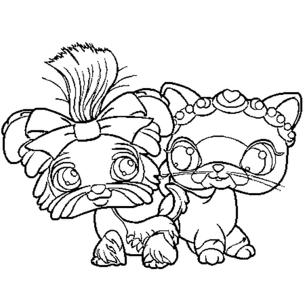 Coloriage Pet Shop Gratuit A Imprimer