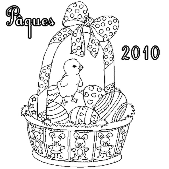 Coloriage Carte De Paques A Imprimer
