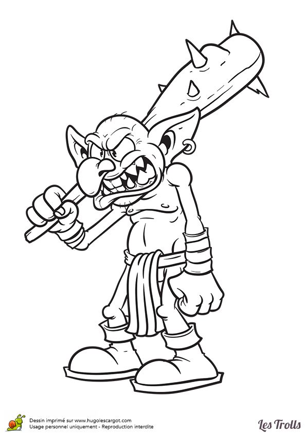 Coloriage Les Trolls A Imprimer