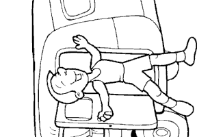 Coloriage caravane