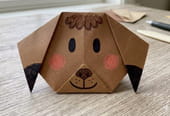 Ce chien en origami va faire fondre les enfants et il est simplissime