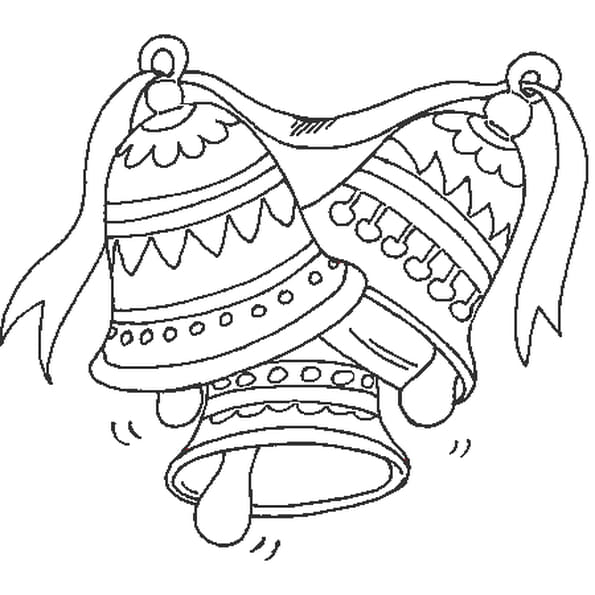 Coloriage De Cloche De Paques