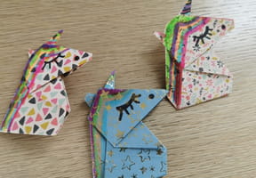 Cr&eacute;ez ta propre licorne en origami en suivant ces quelques &eacute;tapes