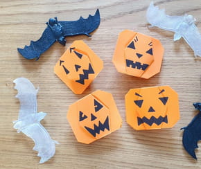 Une citrouille en origami pour Halloween, notre tuto pliage en vidéo