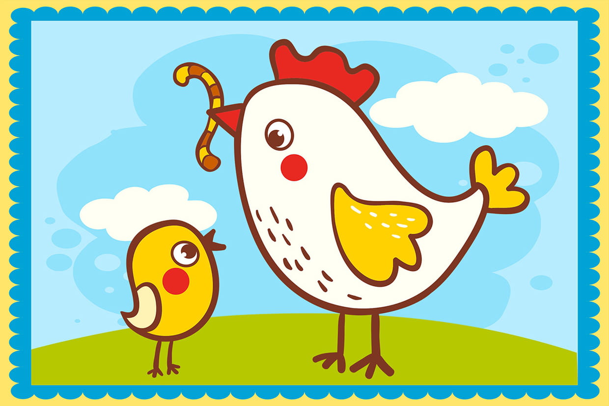 Les Animaux De La Ferme Coloriage