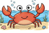 Apprendre &agrave; dessiner un crabe