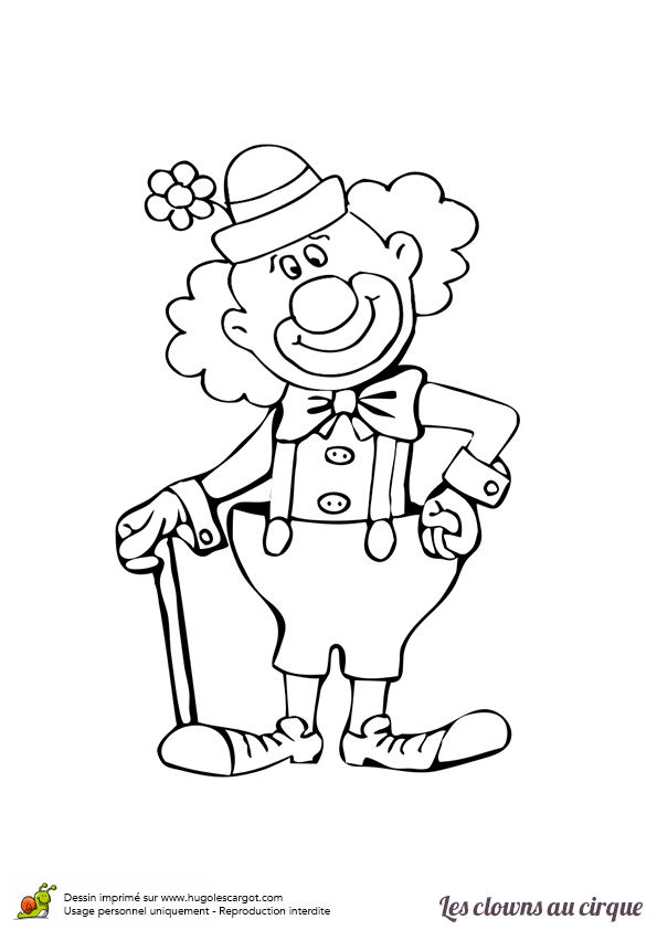 Coloriage Clown A Imprimer