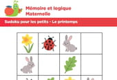 Sudoku pour les petits, le printemps