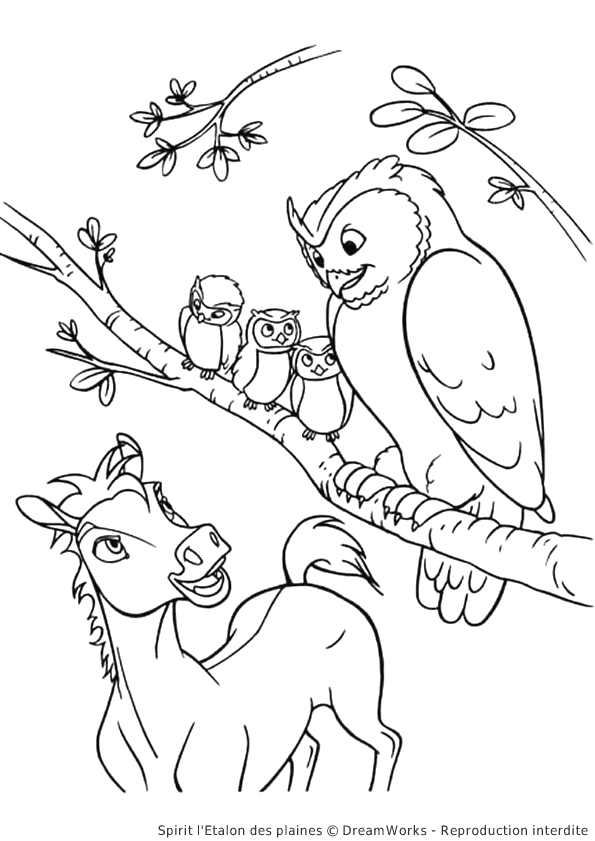 Coloriage Spirit En Ligne