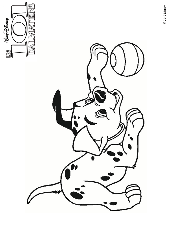 Coloriage A Imprimer Dalmatien