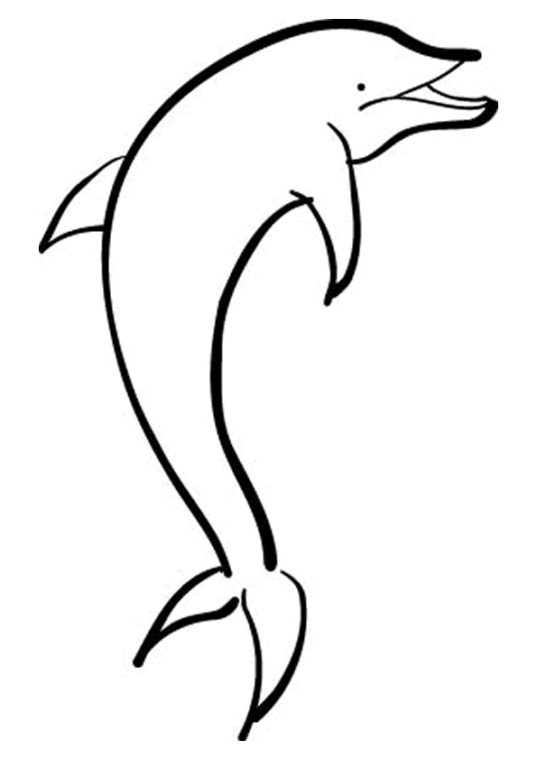 Coloriage dauphin a colorier sur Hugolescargot.com
