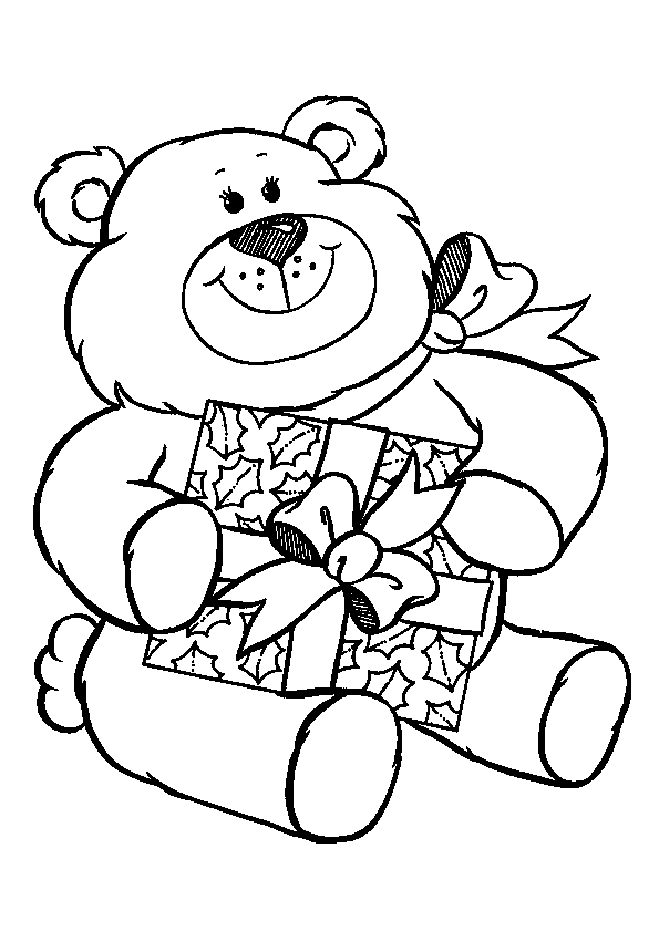 Coloriage A Imprimer Cadeau De Noel