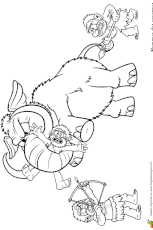 Coloriage D Homme Prehistorique