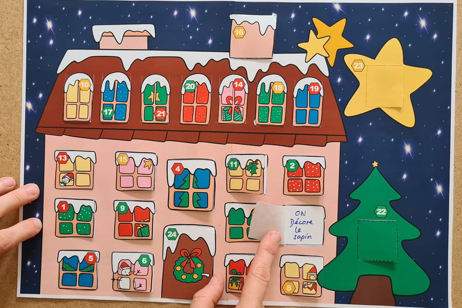 Bons Pour Calendrier De L'avent à Imprimer