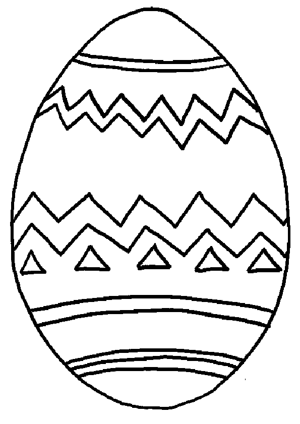 Oeuf De Paques Coloriage Gratuit