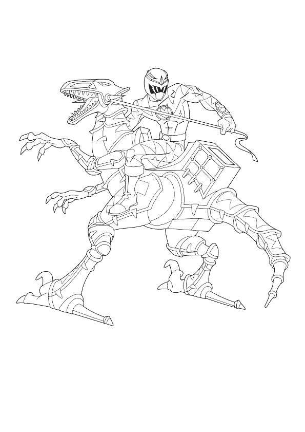 Coloriage Power Ranger A Imprimer Gratuit